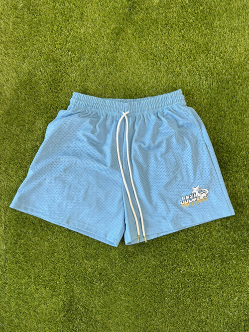 Sky blue city of angels shorts