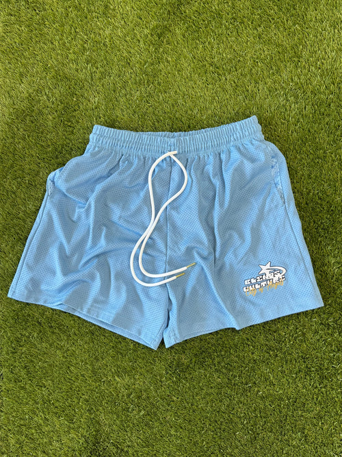Sky blue city of angels shorts